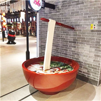 不锈钢大碗彩绘青瓷碗雕塑 不锈钢大碗雕塑.