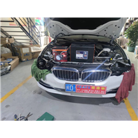 宝马5系大灯改一改提升原车3倍亮度 