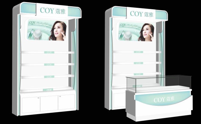 济南化妆品展柜
