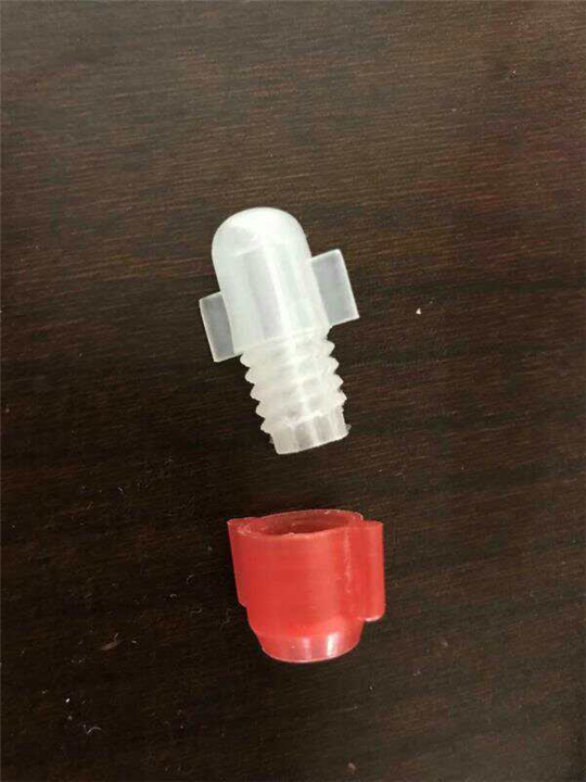 非电导爆管4通连接件 