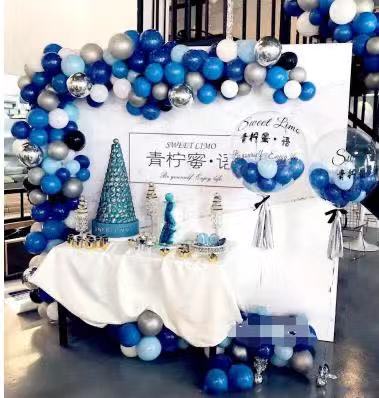 宝宝一百天气球装饰