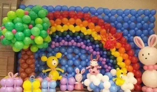 贵阳宝宝生日气球装饰