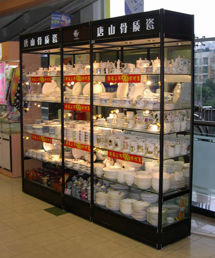 宝鸡钛合金展柜|宝鸡烤漆展示柜 