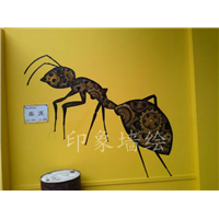 襄阳能画3D立**绘,墙绘的地方