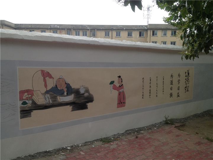 街道墙绘图