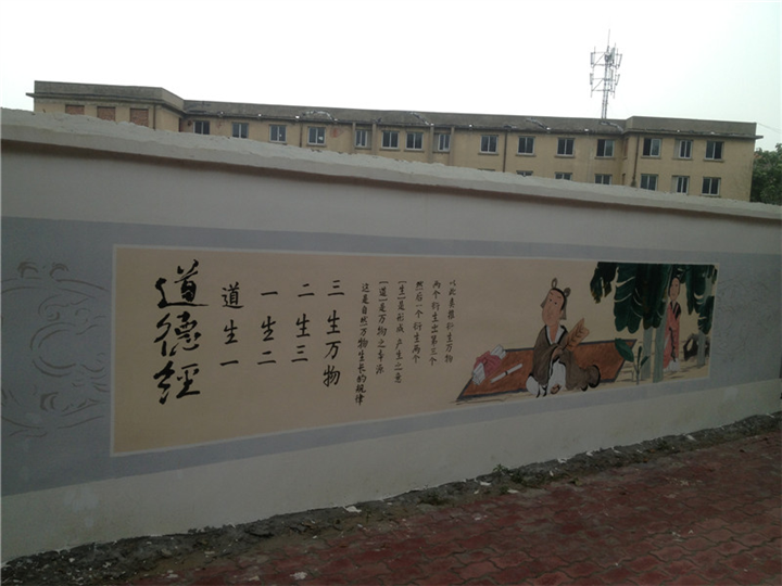 街道墙绘图