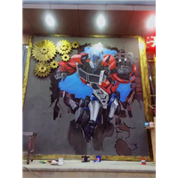 武汉墙面手绘|武汉手绘墙公司 