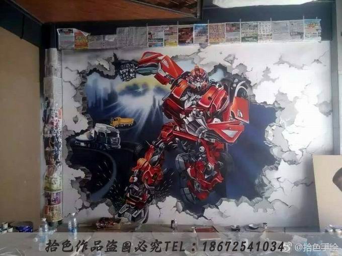 武汉酒吧彩绘
