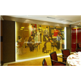 中山酒店手绘墙壁画