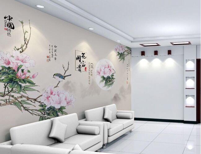 广东江门手绘墙画壁画涂鸦电视背景墙江门画