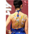 车展 车体 模特彩绘 