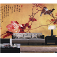 手绘沙发背景墙 