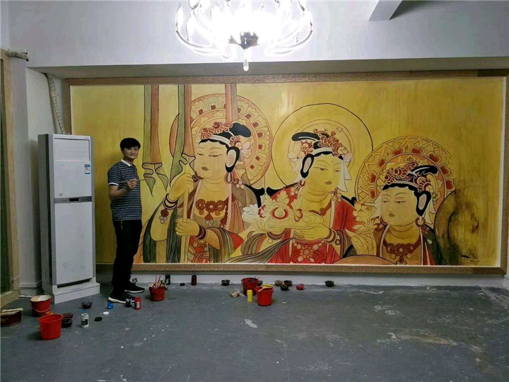 佛山顺德手绘墙顺德墙画顺德壁画顺德3D画顺德手绘画师