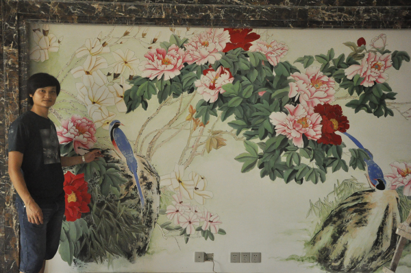 佛山湘菜馆墙画手绘珠海湘菜馆手绘墙绘中山湘菜馆墙绘