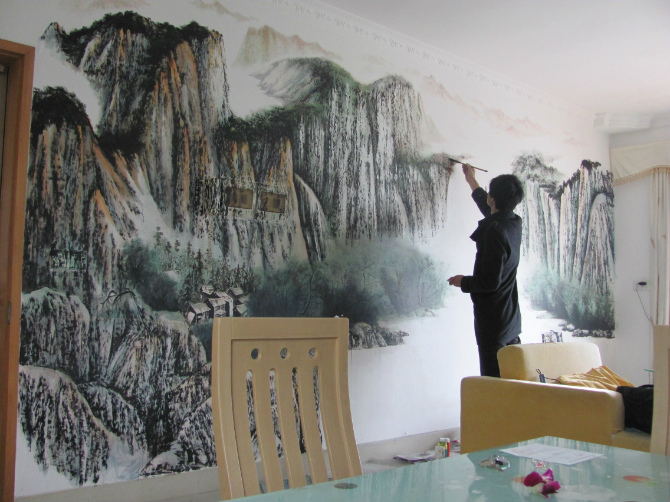 珠海手绘墙珠海墙绘珠海画师电话珠海壁画珠海涂鸦珠海餐馆手绘墙