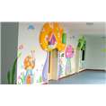 中山幼儿园手绘墙