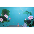 广州手绘电视墙