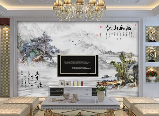 佛山顺德大良荣桂手绘墙画壁画3D画艺术墙