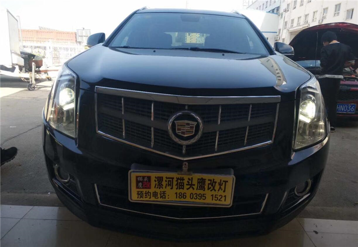 凯迪拉克XT5 大灯升级 