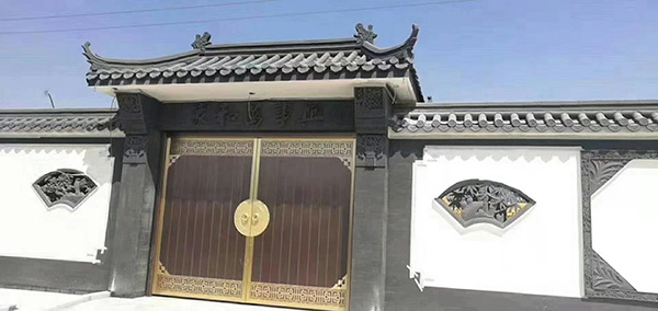 唐山庭院门 