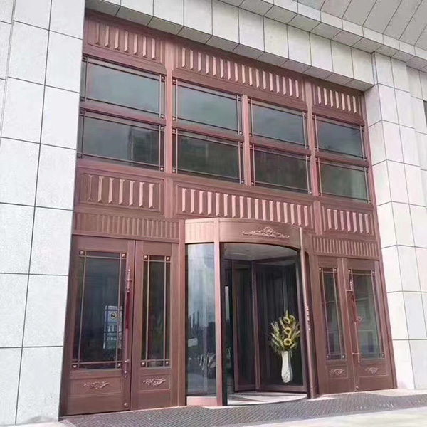 唐山铜铝门又叫铜铝精雕门 