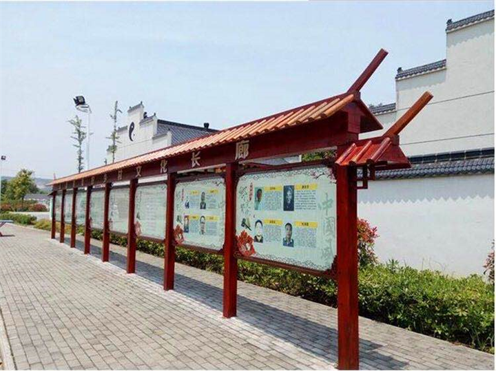 天镇防腐木长廊 