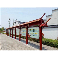 天镇防腐木长廊 