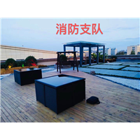 大同消防支队防腐木案例 