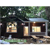 天镇防腐木制作 