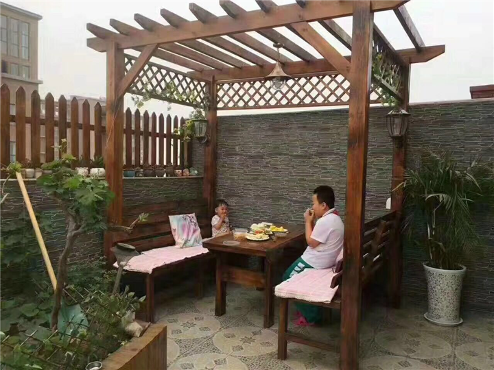 随州防腐木阳台