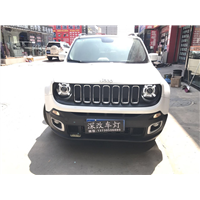 唐山深改改灯案例 吉普JEEP自由侠车灯改装 