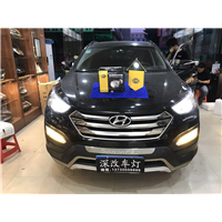 全新胜达IX45车灯升级改装德国进口全新原装海拉五透镜 