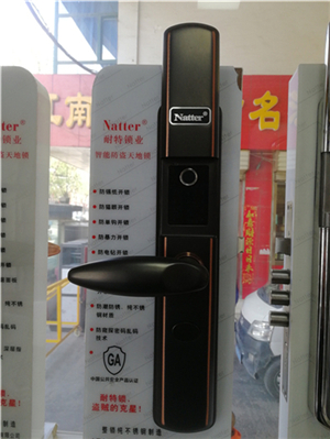 耐特指纹锁304不锈钢全钢打造