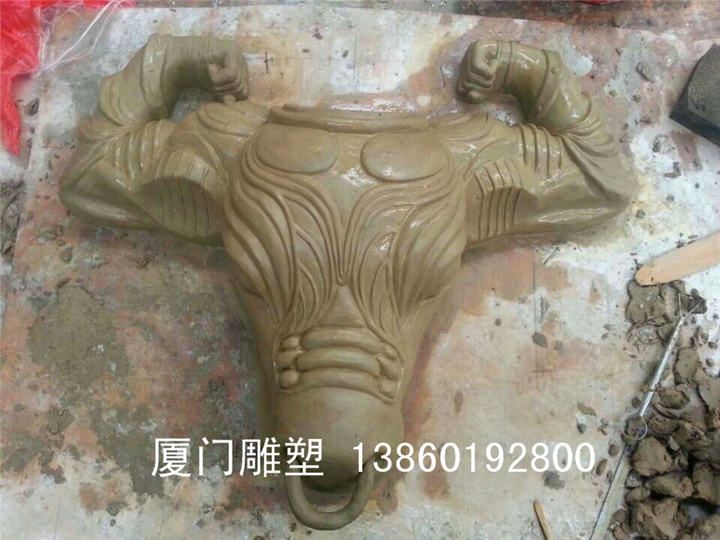 厦门牛头雕塑|泉州牛头雕塑 