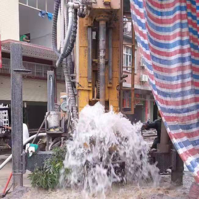 上海机钻深水井 