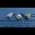 A母 4脚鱼插/USB10.0短体+端子SMT直边6.3高 