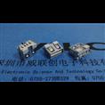 鱼插 端针短脚USB*180°插板短体10.0-白胶-直口-DIP 