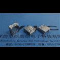 180直插A母USB▲直边▲短脚（PBT白胶ROHS） 