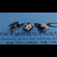 AF◆180度立式USB 10.0◇直插直脚▲鱼叉脚 直边（黑胶） 
