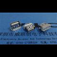 直口USB 母座AF短体正向10.0圆脚插板DIP 