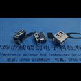 【短体10.0 USB母座】=两脚DIP+LCP高温材料 
