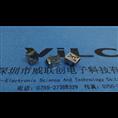 迷你/MINI 90度DIP插件式USB【两脚前插板+长针+长脚】 