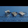 AF-180度直插弯脚USB+卷边13.7/ROHS环保*白胶 
