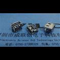 （USB母座）6.8H10.0短体-DIP+压片+卷边 