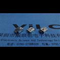 5P-MINI USB焊线式母座钢壳+铜壳↘可过炉 