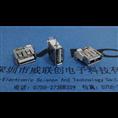 USB A母 短体侧插+前菱脚后弯脚+卷边反向DIP母座 