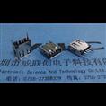 180度直插式USB-2.0母座+卷边黑胶◇PBT可过炉 