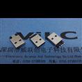 沉板焊线式短体◆◇USB公头+SMT摸顶PBT9黑胶 