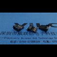 180度贴片镀金端子-AF USB 胶芯-LCP无定位 