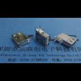 2.0-USB 90度四脚侧插=弯脚DIP、直边（AF 母座） 